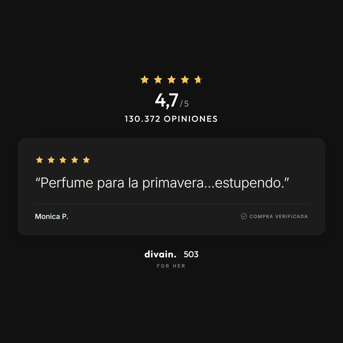 divain.503 - 4,7/5 sobre 130.372 opiniones