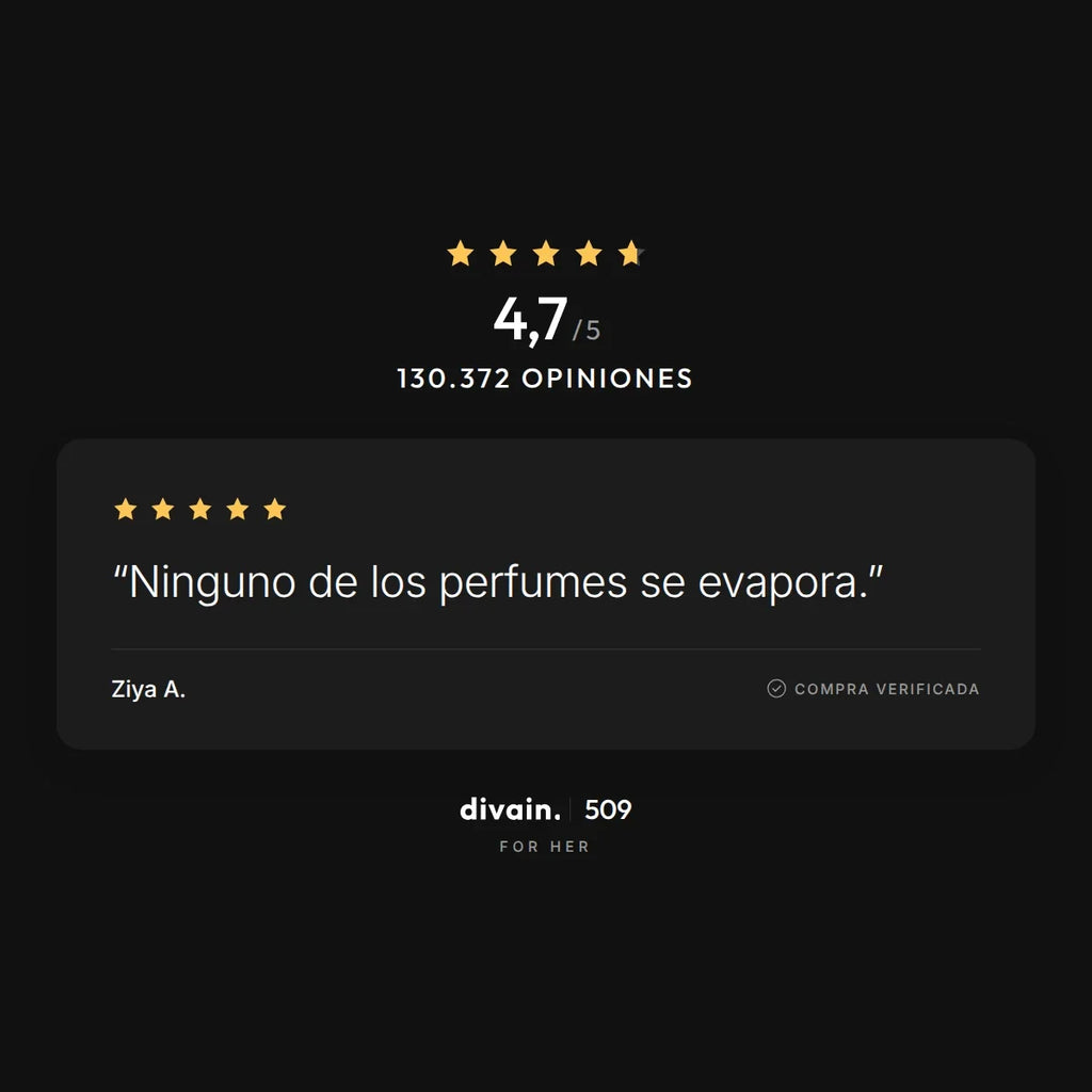 divain.509 - 4,7/5 sobre 130.372 opiniones