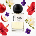 Pirámide olfativa perfume divain.510 | divain Parfums