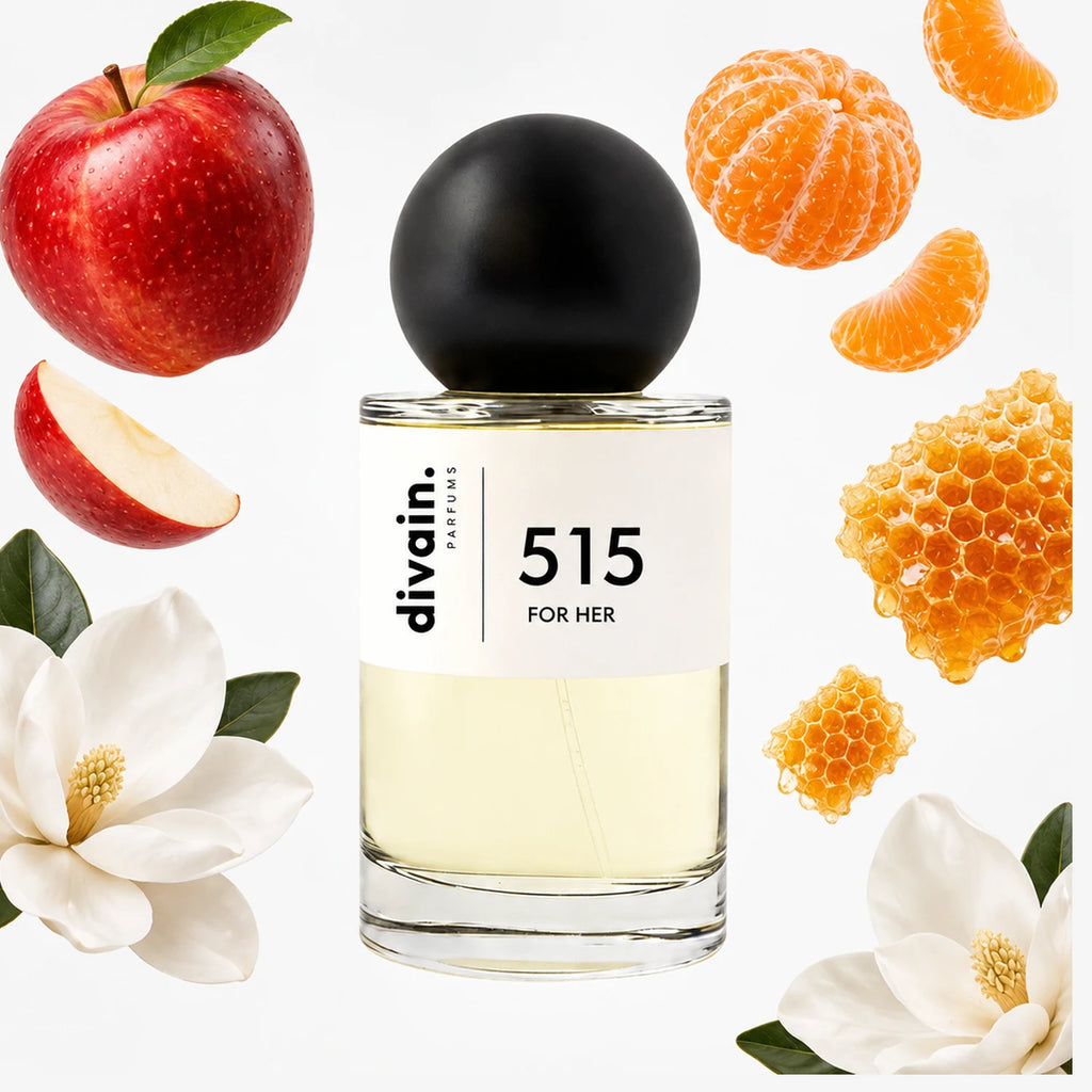Pirámide olfativa perfume divain.515 | divain Parfums