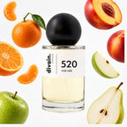 Pirámide olfativa perfume divain.520 | divain Parfums