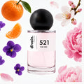 Pirámide olfativa perfume divain.521 | divain Parfums