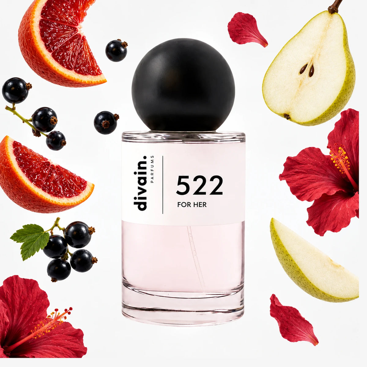 Pirámide olfativa perfume divain.522 | divain Parfums