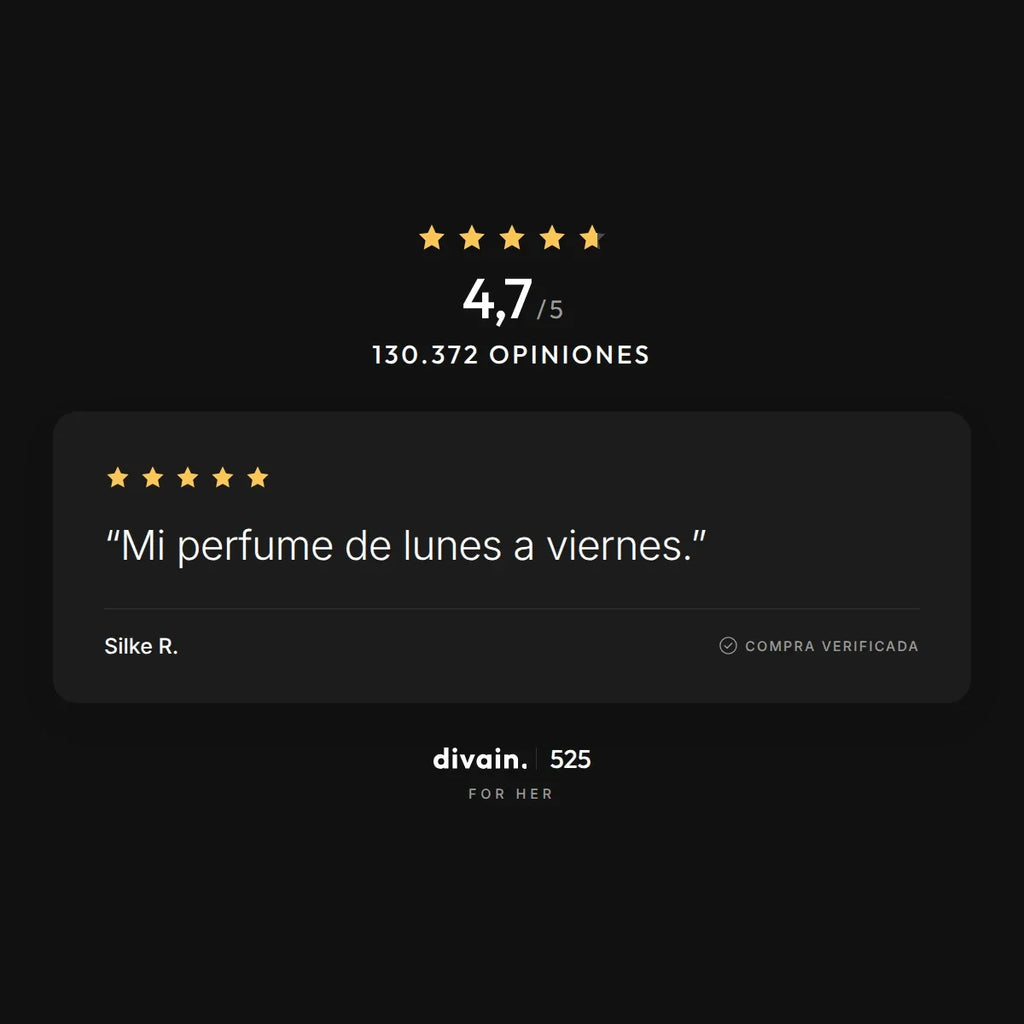 divain.525 - 4,7/5 sobre 130.372 opiniones