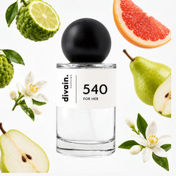 Pirámide olfativa perfume divain.540 | divain Parfums