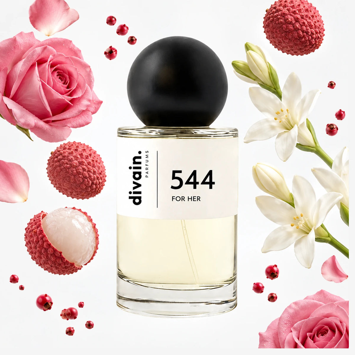 Pirámide olfativa perfume divain.544 | divain Parfums
