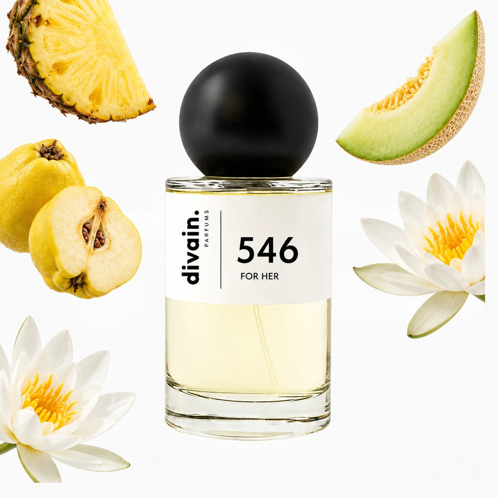 Pirámide olfativa perfume divain.546 | divain Parfums