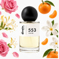 Pirámide olfativa perfume divain.553 | divain Parfums