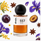 Pirámide olfativa perfume divain.557 | divain Parfums