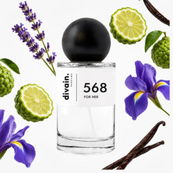 Pirámide olfativa perfume divain.568 | divain Parfums