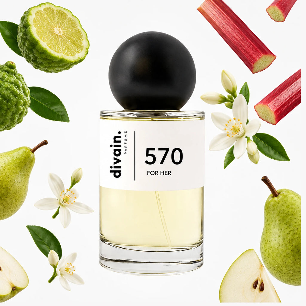 Pirámide olfativa perfume divain.570 | divain Parfums