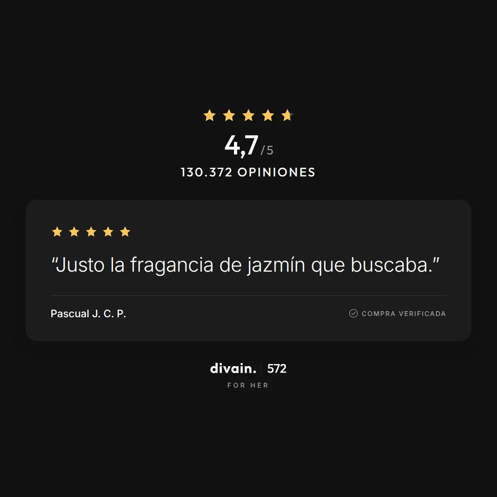 divain.572 - 4,7/5 sobre 130.372 opiniones