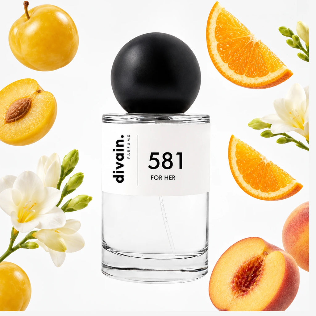 Pirámide olfativa perfume divain.581 | divain Parfums