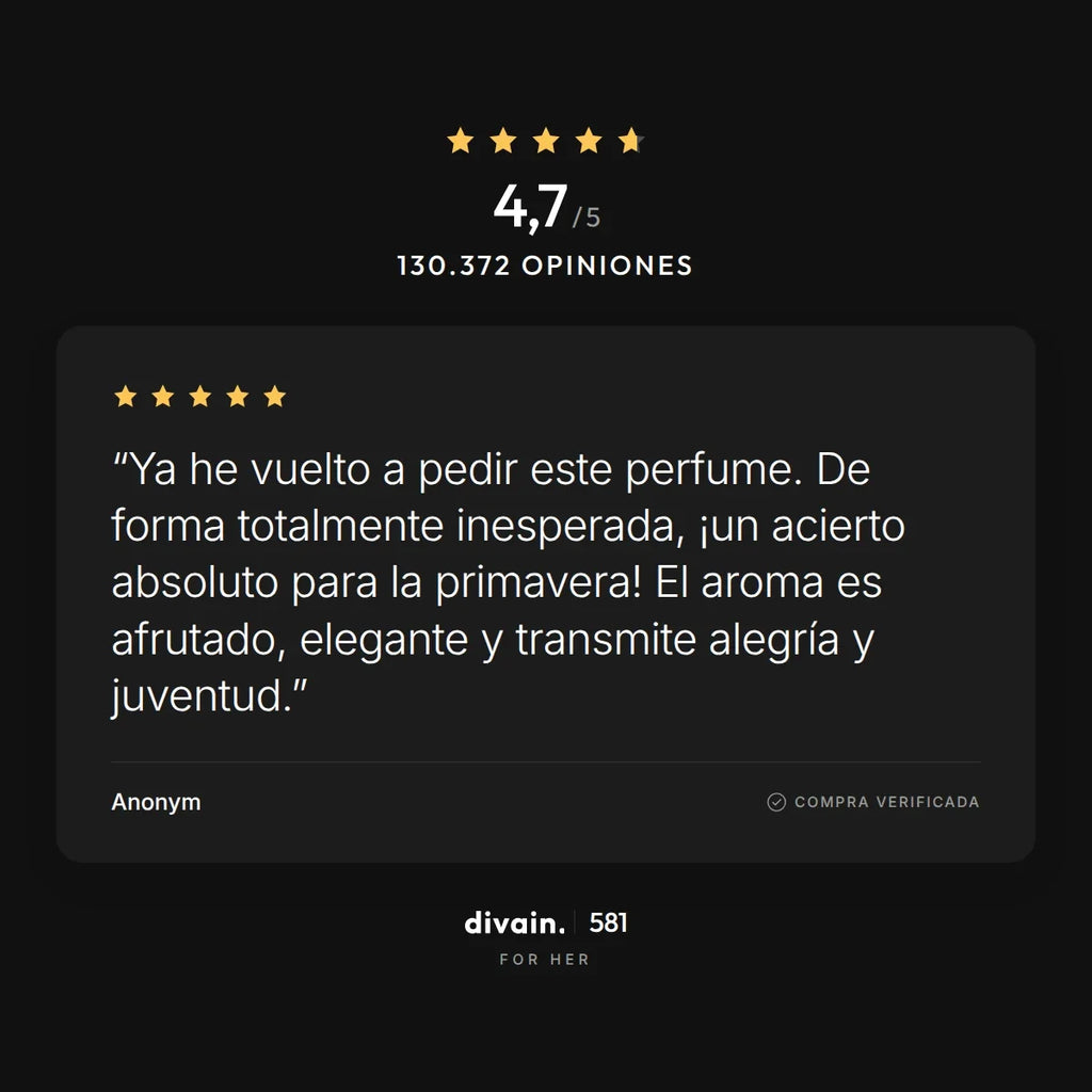 divain.581 - 4,7/5 sobre 130.372 opiniones