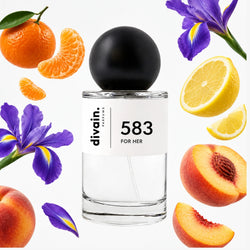 Pirámide olfativa perfume divain.583 | divain Parfums