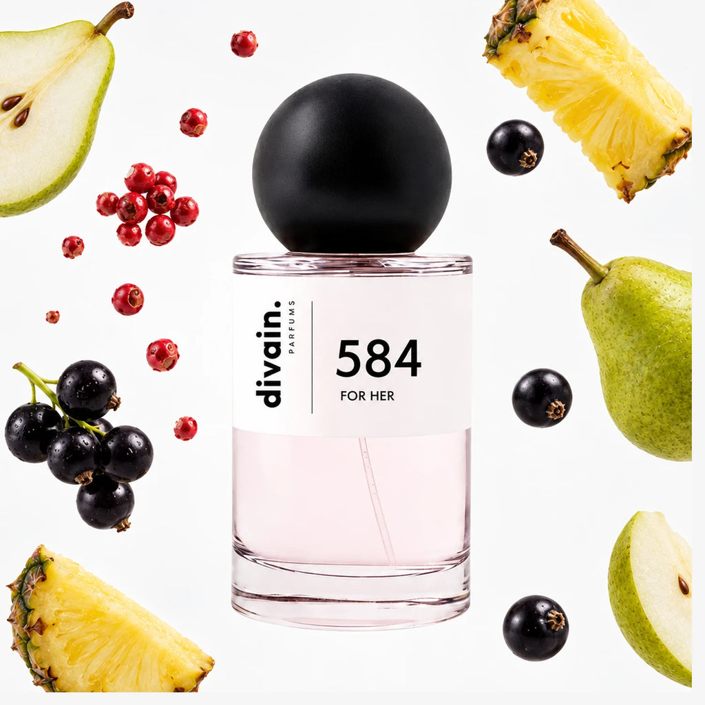 Pirámide olfativa perfume divain.584 | divain Parfums