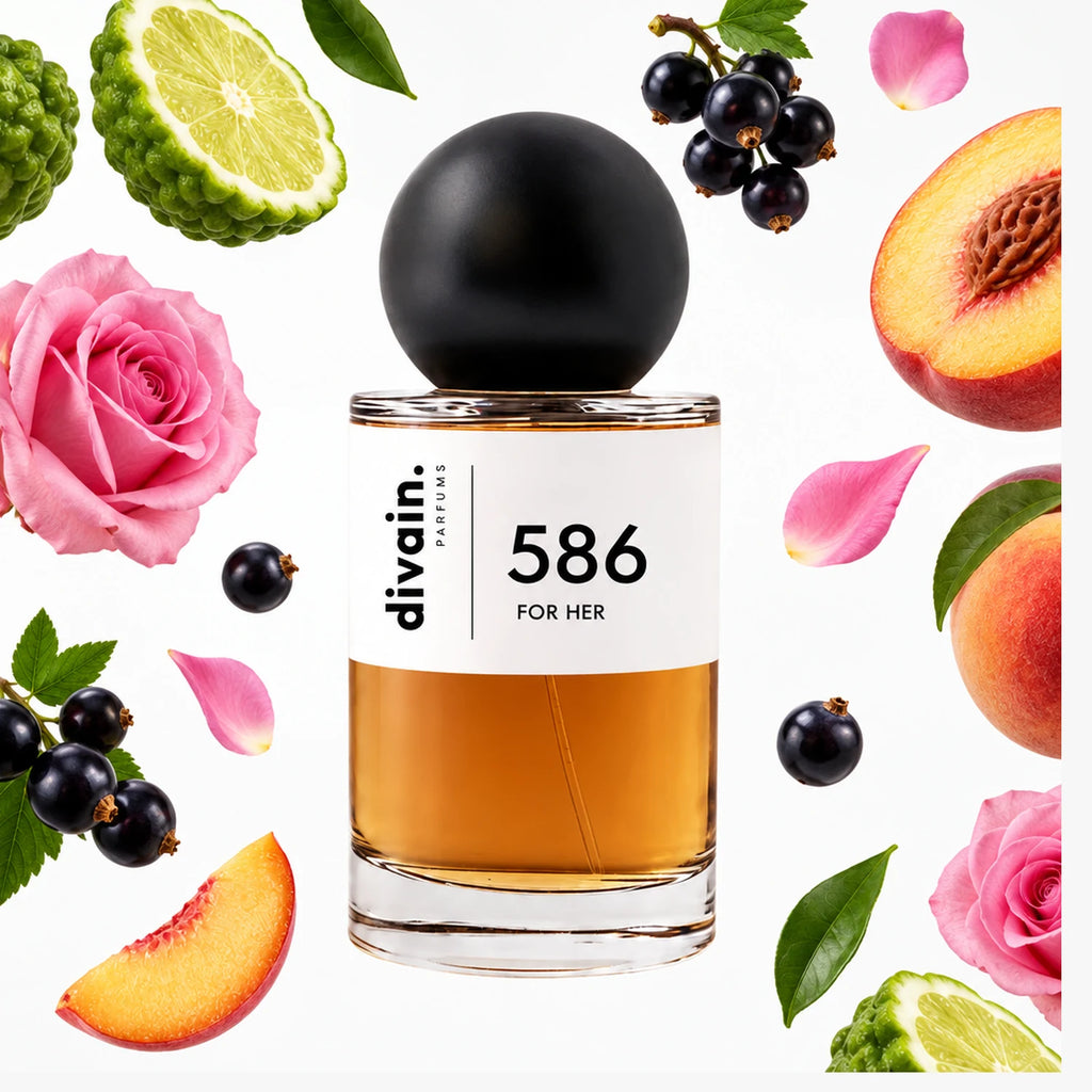 Pirámide olfativa perfume divain.586 | divain Parfums