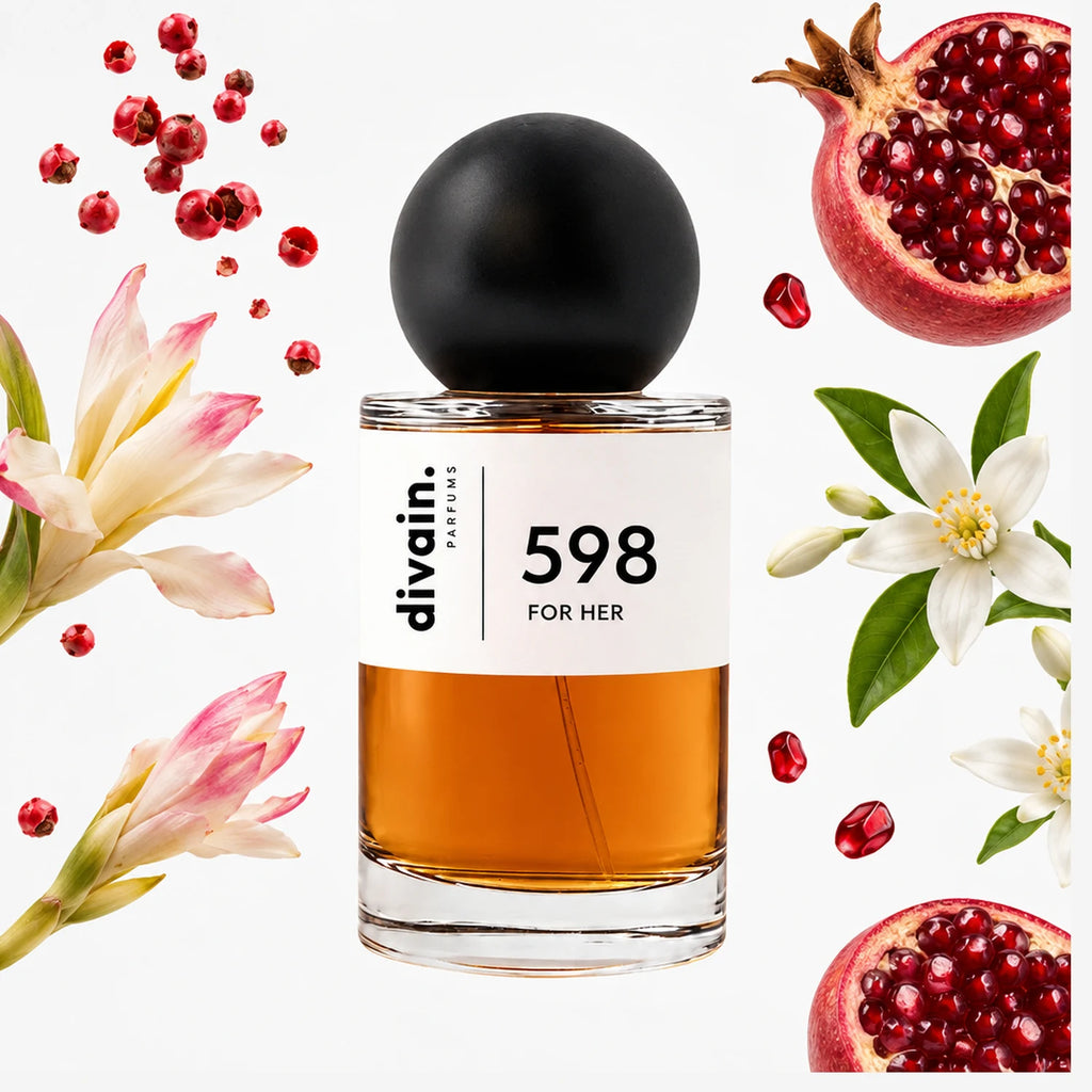 Pirámide olfativa perfume divain.598 | divain Parfums