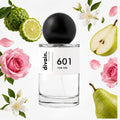 Pirámide olfativa perfume divain.601 | divain Parfums
