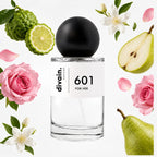Pirámide olfativa perfume divain.601 | divain Parfums