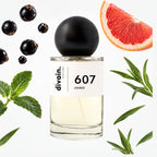 Pirámide olfativa perfume divain.607 | divain Parfums