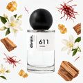 Pirámide olfativa perfume divain.611 | divain Parfums