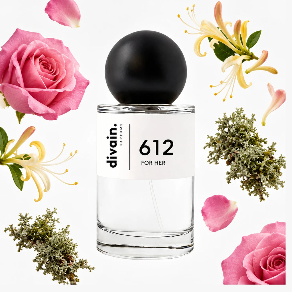 Pirámide olfativa perfume divain.612 | divain Parfums