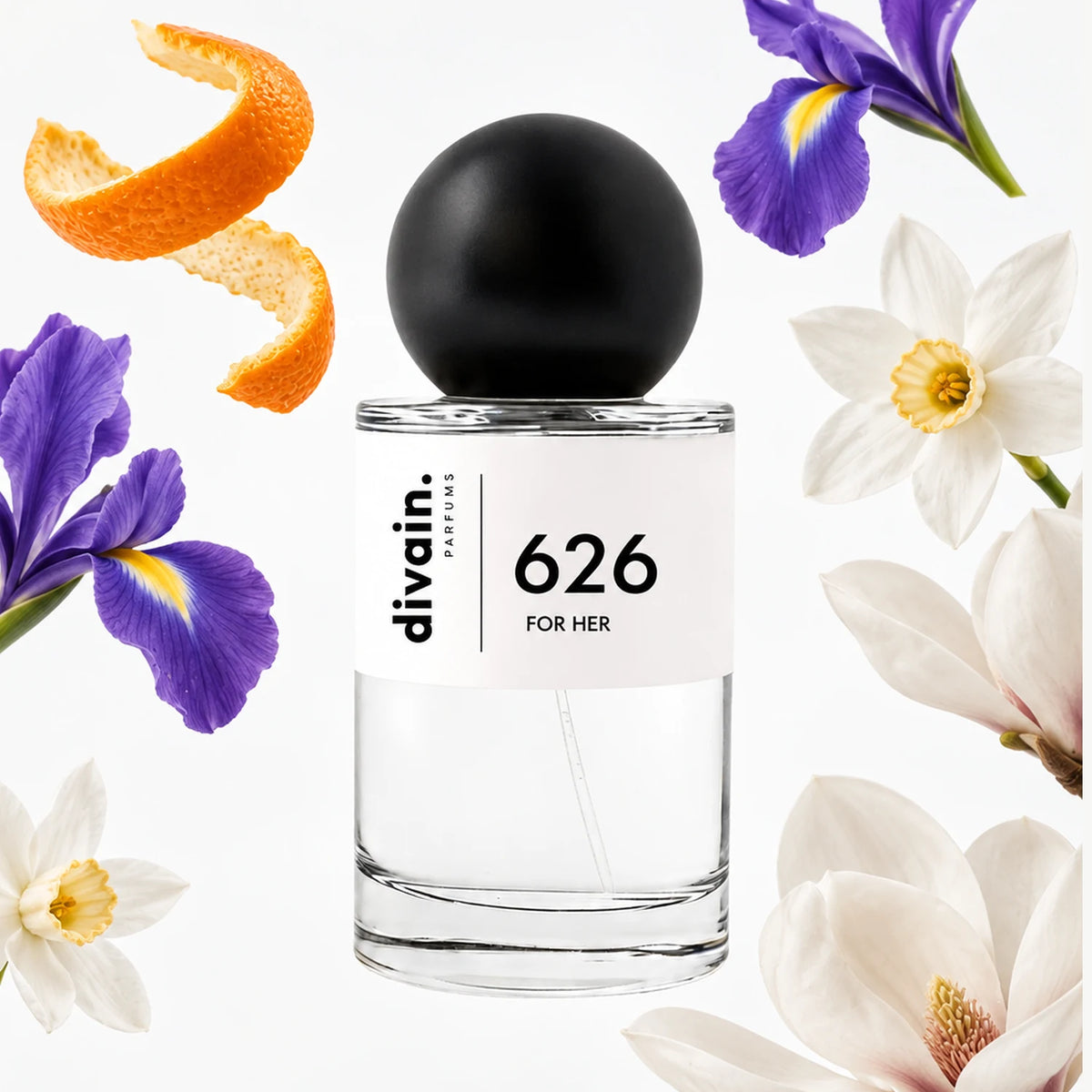 Pirámide olfativa perfume divain.626 | divain Parfums