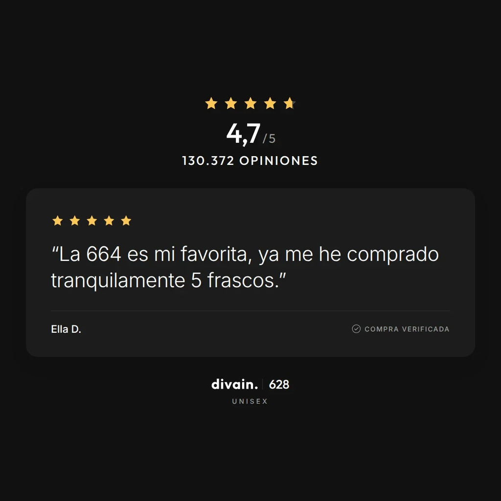 divain.628 - 4,7/5 sobre 130.372 opiniones