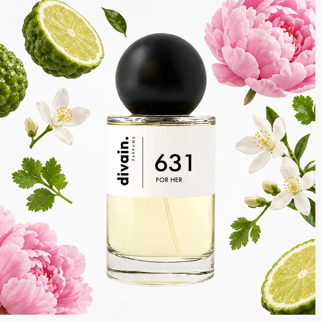 Pirámide olfativa perfume divain.631 | divain Parfums