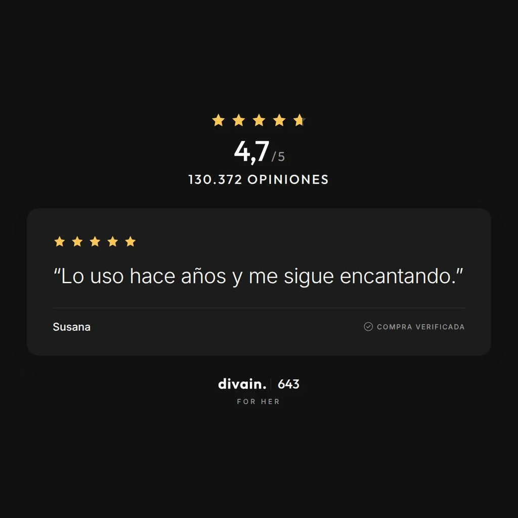 divain.643 - 4,7/5 sobre 130.372 opiniones