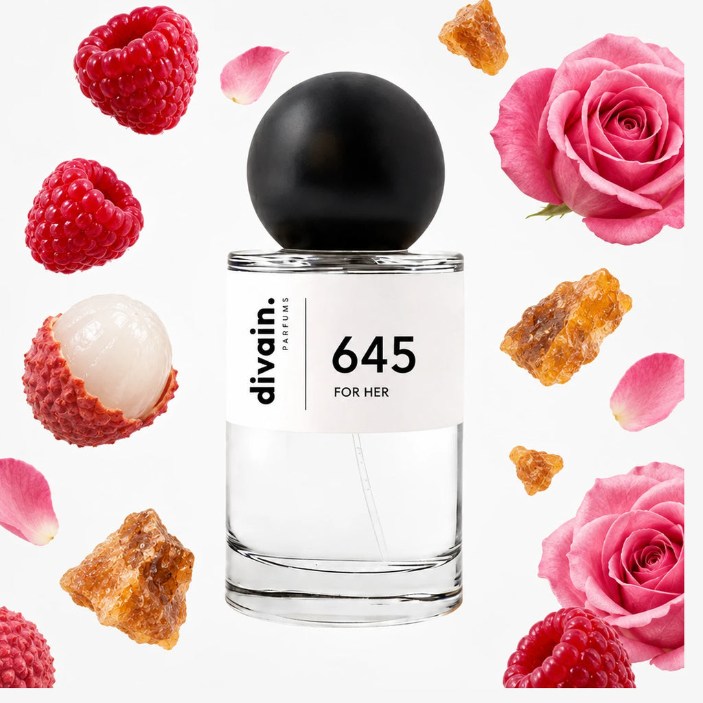 Pirámide olfativa perfume divain.645 | divain Parfums