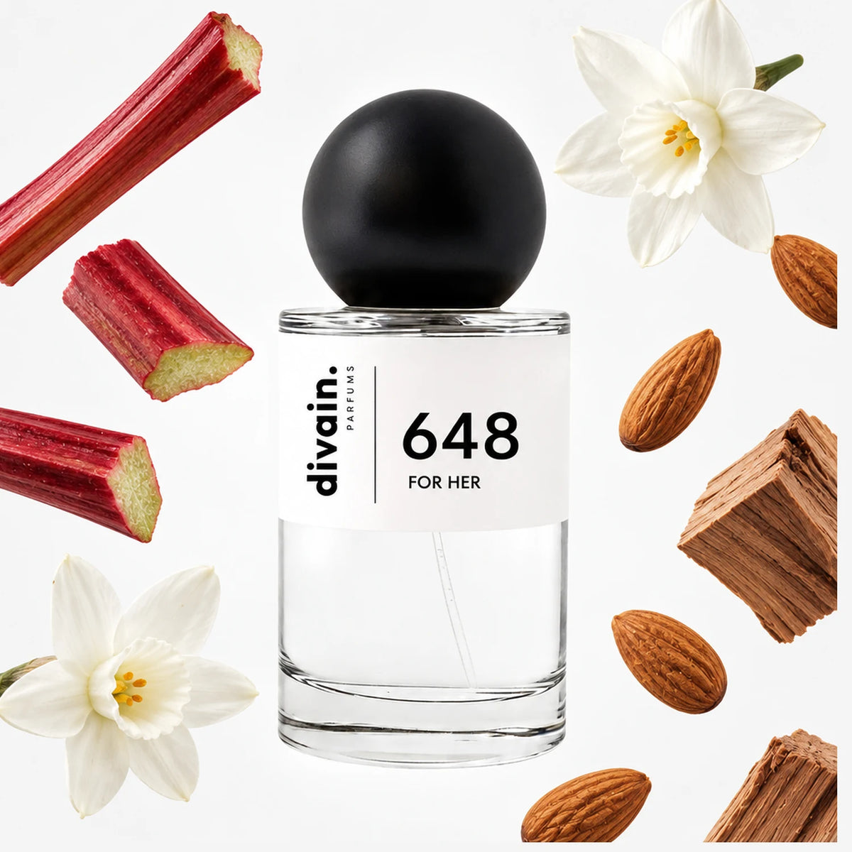 Pirámide olfativa perfume divain.648 | divain Parfums