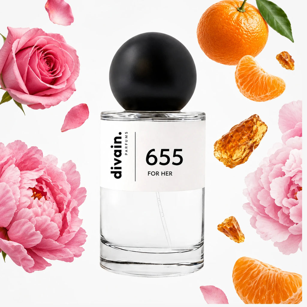Pirámide olfativa perfume divain.655 | divain Parfums
