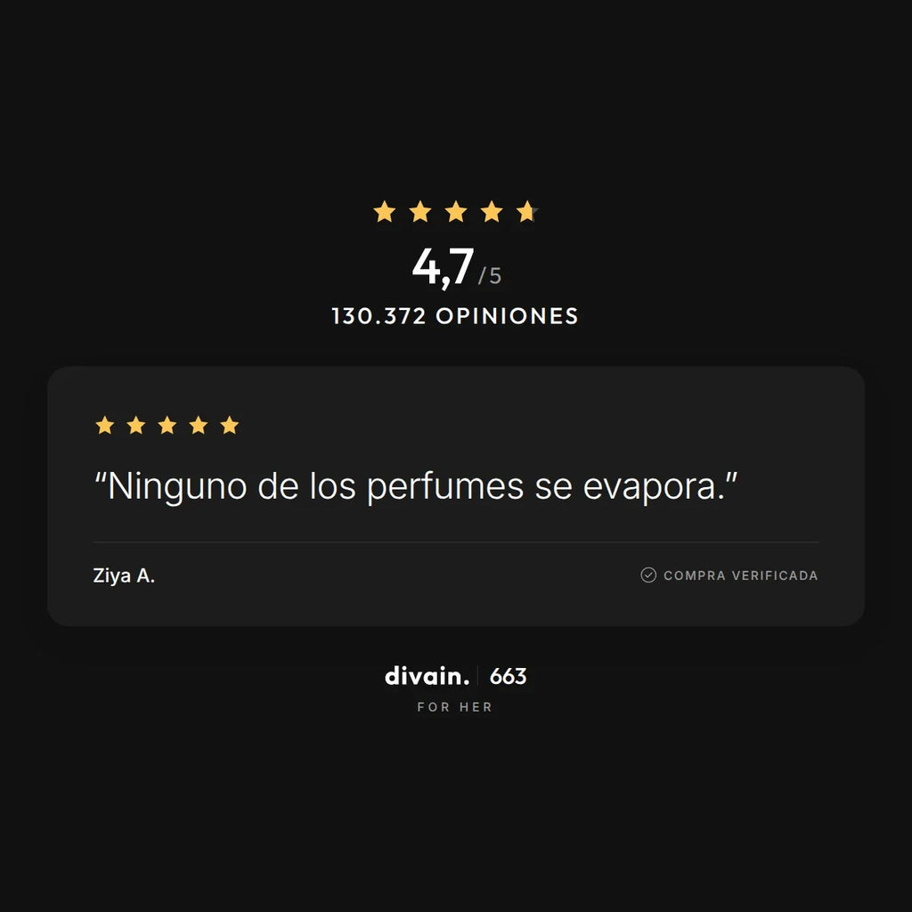 divain.663 - 4,7/5 sobre 130.372 opiniones