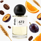 Pirámide olfativa perfume divain.672 | divain Parfums