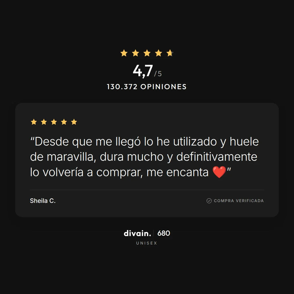 divain.680 - 4,7/5 sobre 130.372 opiniones