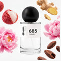 Pirámide olfativa perfume divain.685 | divain Parfums