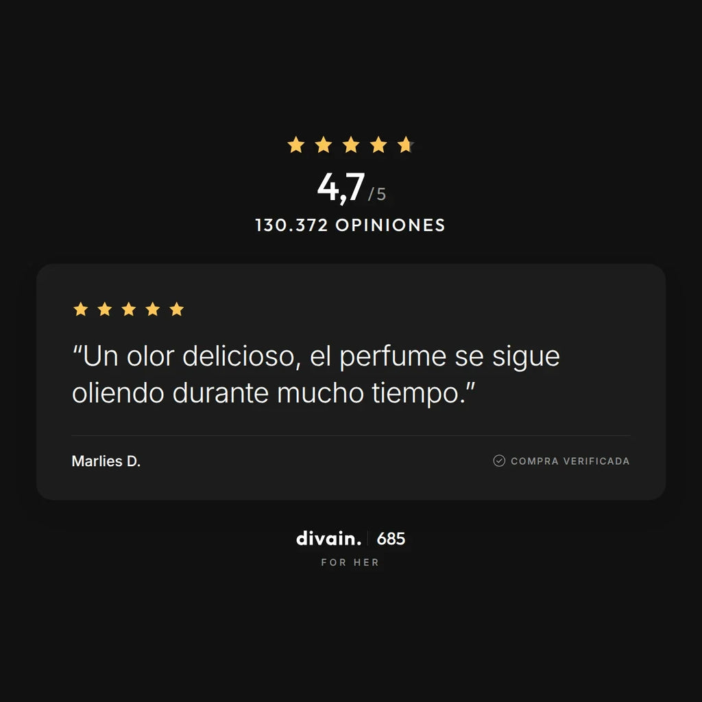 divain.685 - 4,7/5 sobre 130.372 opiniones