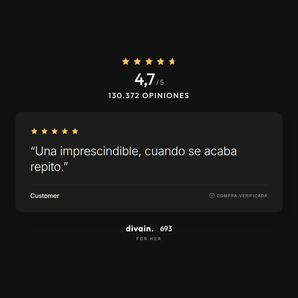 divain.693 - 4,7/5 sobre 130.372 opiniones