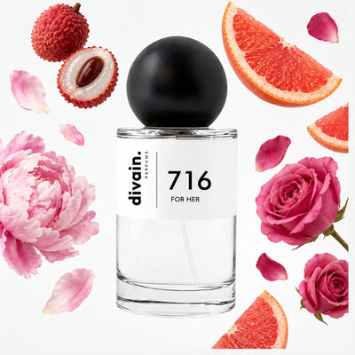 Pirámide olfativa perfume divain.716 | divain Parfums