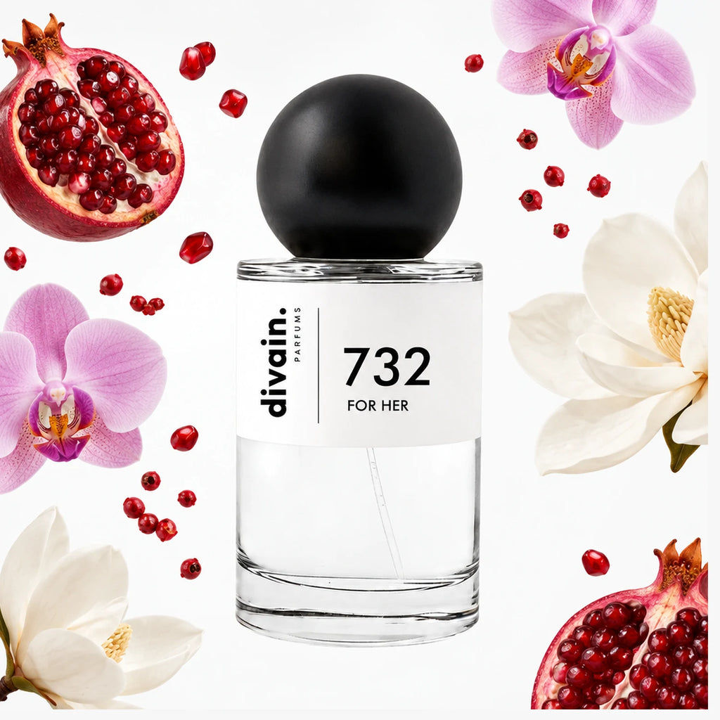 Pirámide olfativa perfume divain.732 | divain Parfums