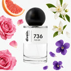 Pirámide olfativa perfume divain.736 | divain Parfums