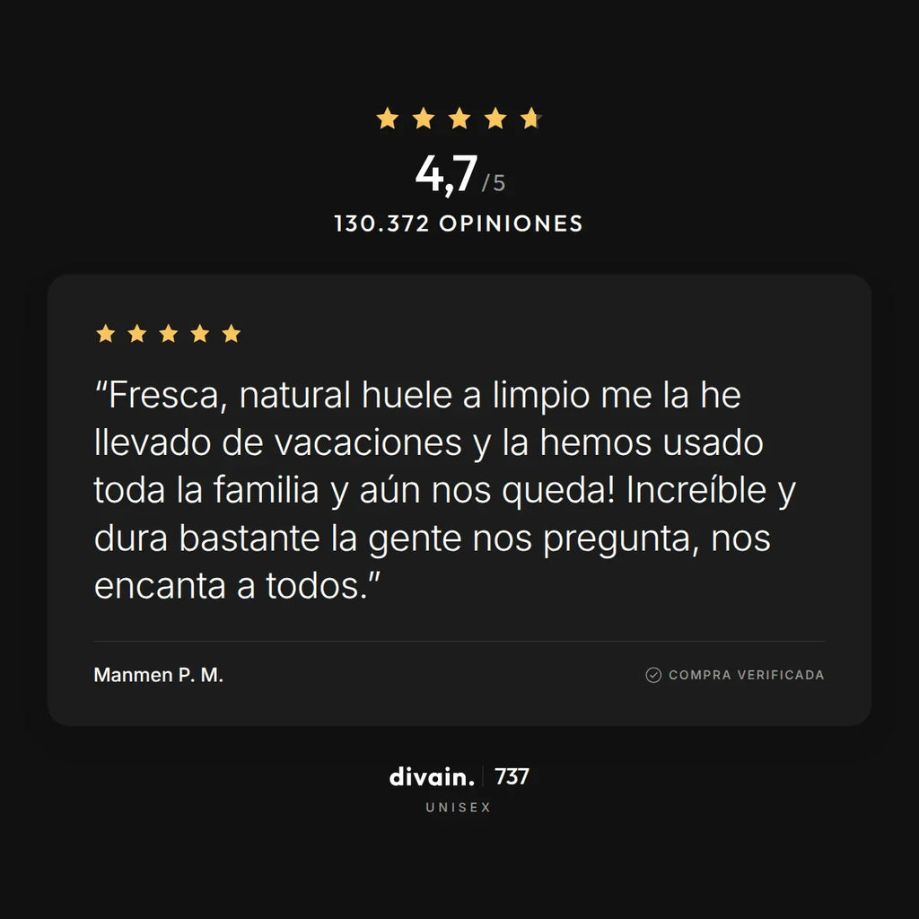 divain.737 - 4,7/5 sobre 130.372 opiniones