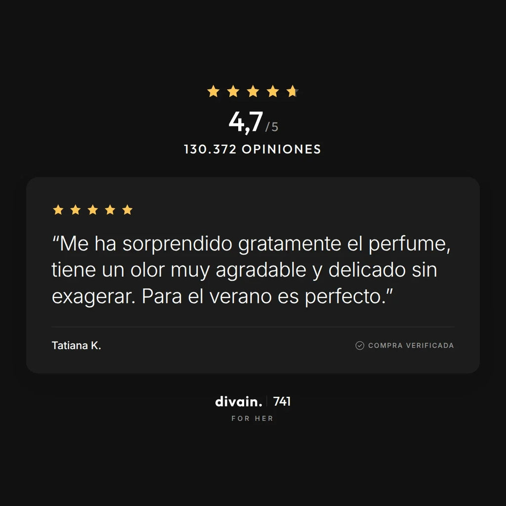 divain.741 - 4,7/5 sobre 130.372 opiniones