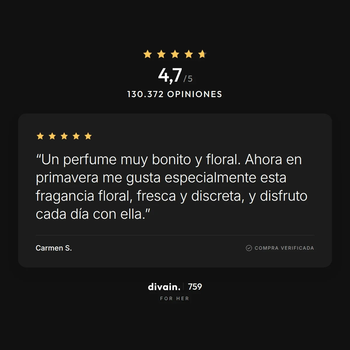 divain.759 - 4,7/5 sobre 130.372 opiniones