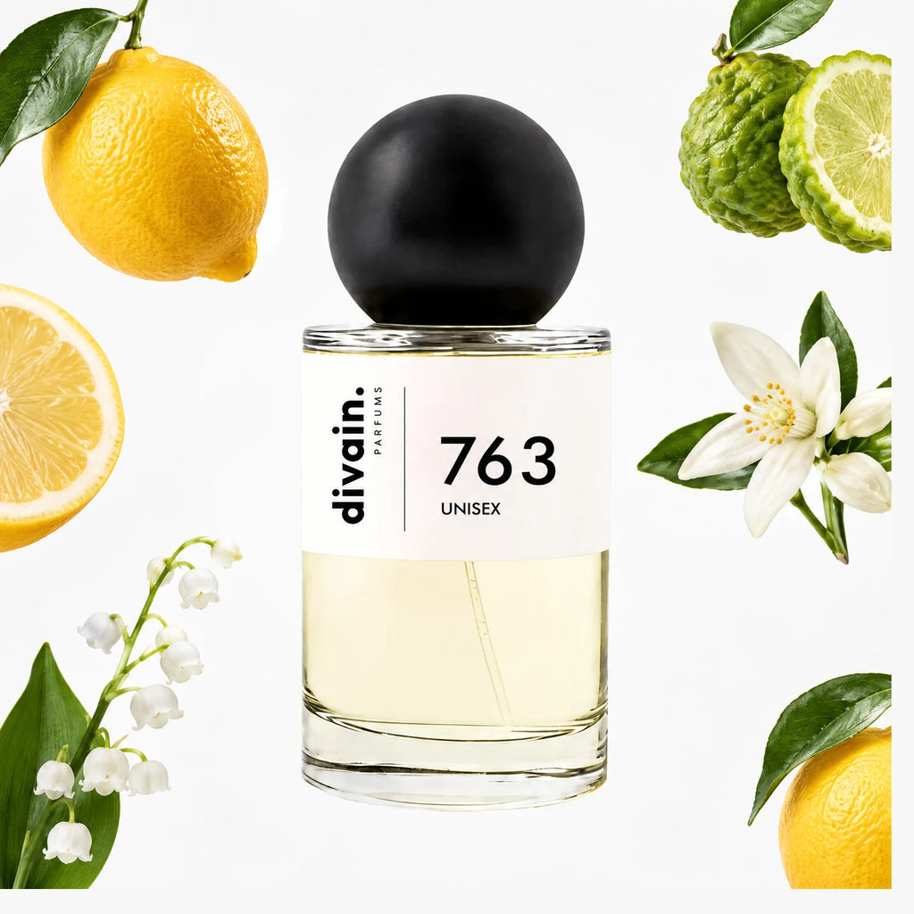 Pirámide olfativa perfume divain.763 | divain Parfums