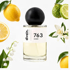 Pirámide olfativa perfume divain.763 | divain Parfums