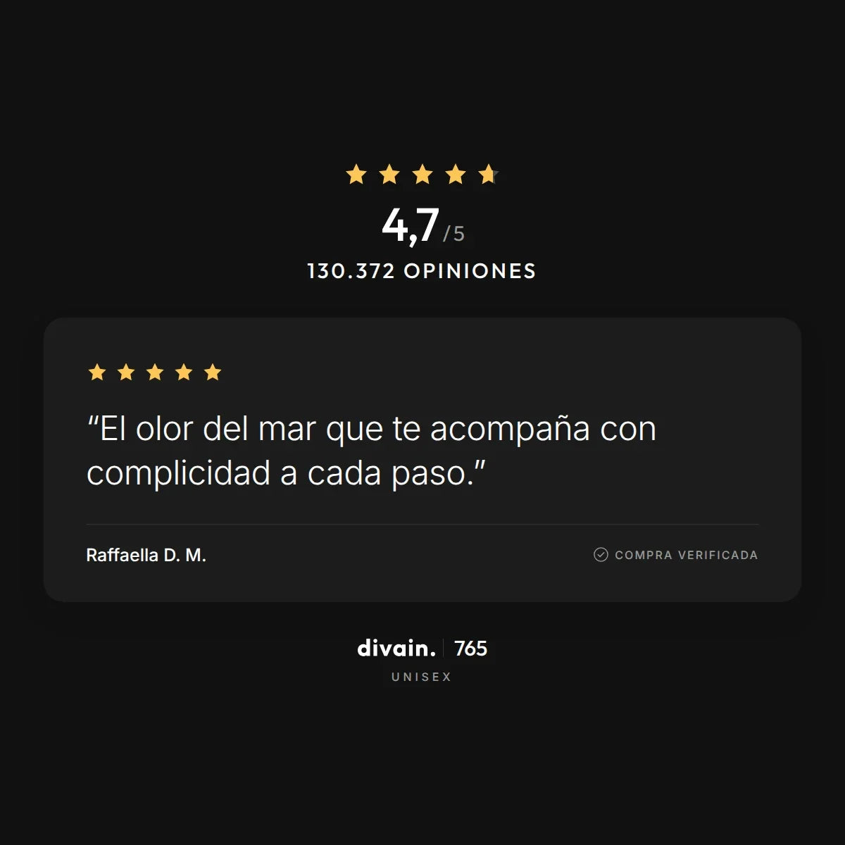 divain.765 - 4,7/5 sobre 130.372 opiniones