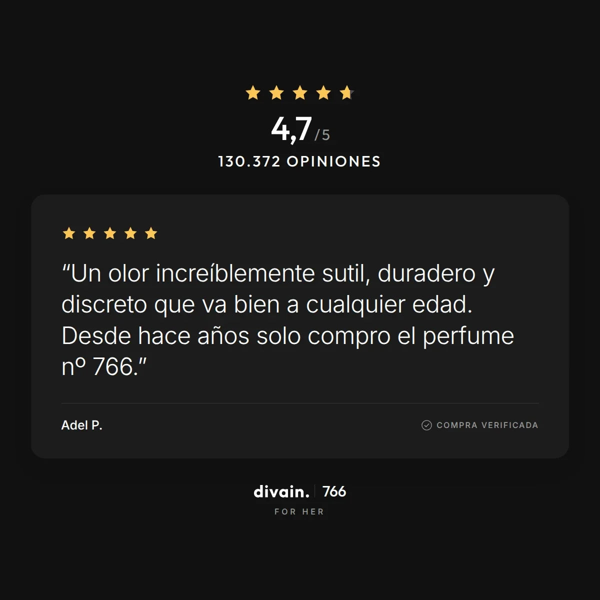 divain.766 - 4,7/5 sobre 130.372 opiniones